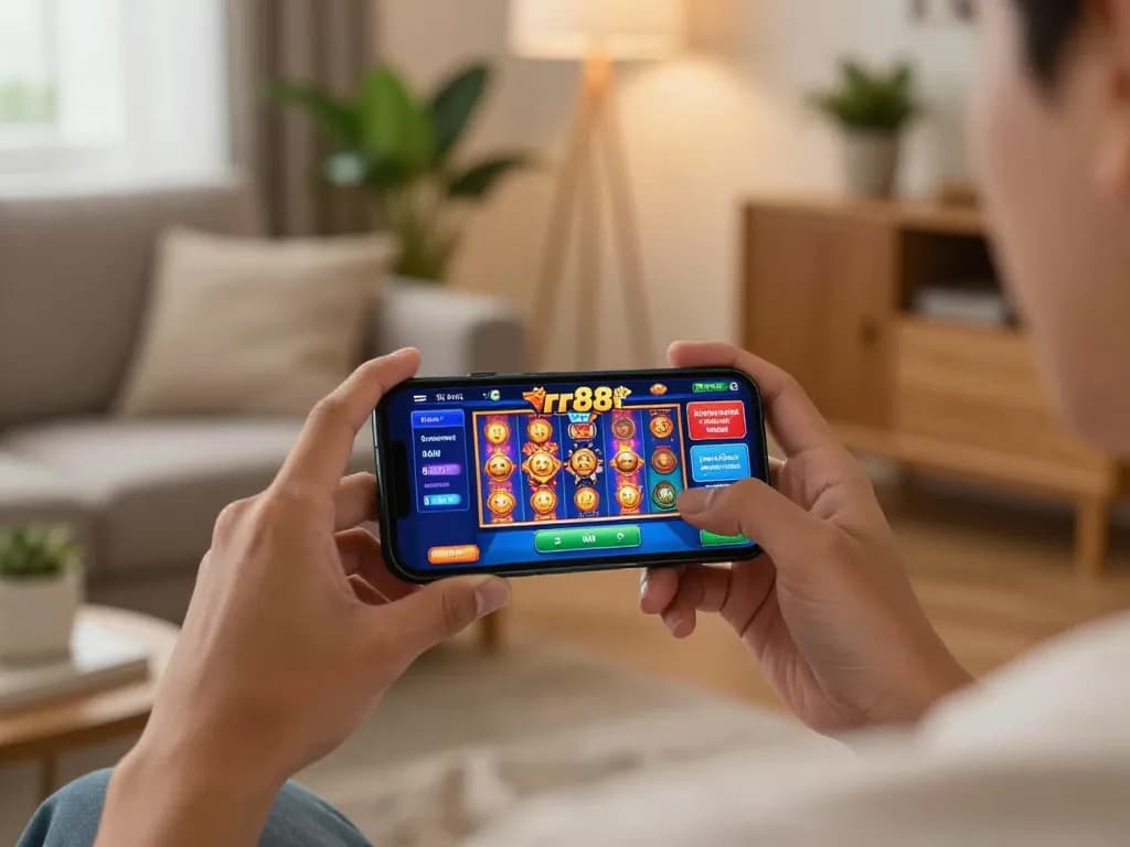 Playing games on the rr88 mobile app for an exciting online casino experience