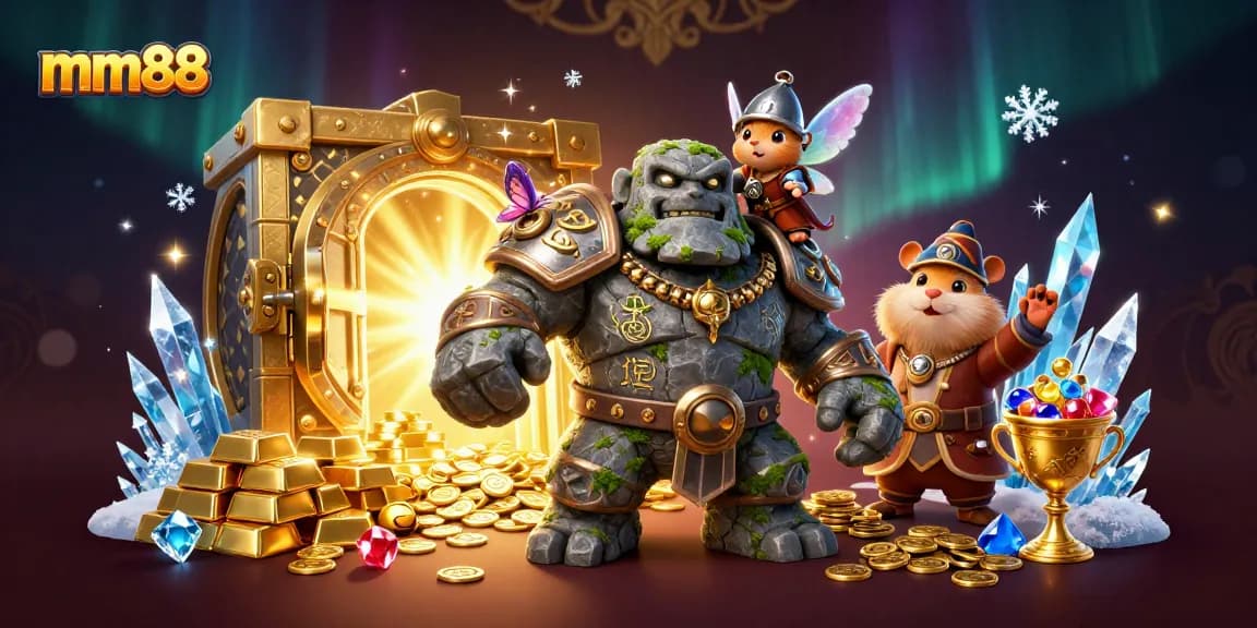 Engage in incredible adventures at mm88 Casino, featuring magical characters and treasure!