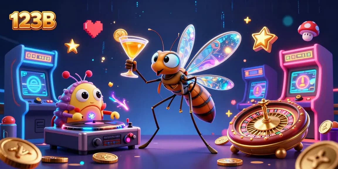 Experience thrills at 123B with vibrant 3D casino characters and exciting game elements.