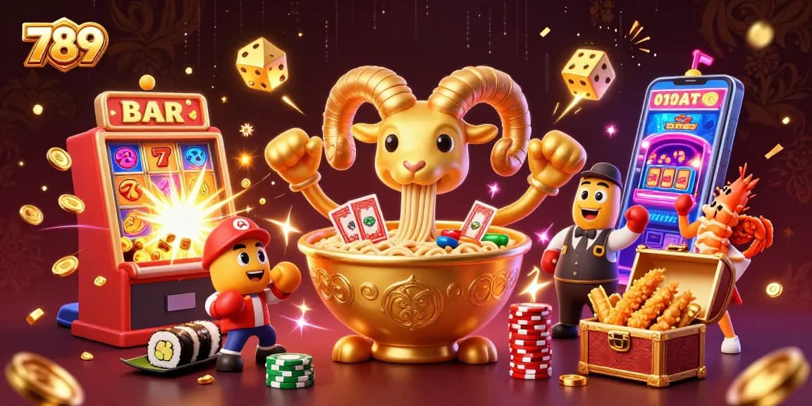 Engage in thrilling casino action with 789's vibrant characters, winning big with slots and jackpots.