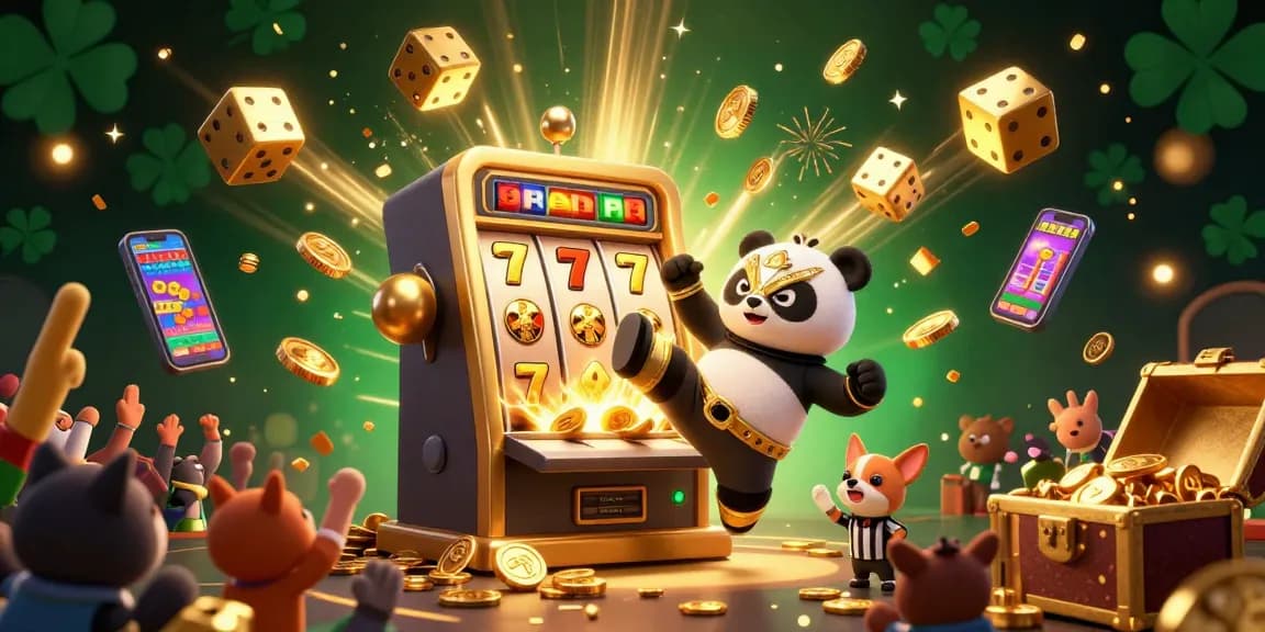 Engage with okwintv's vibrant casino experience, featuring a lively slot machine jackpot explosion and dynamic energy.