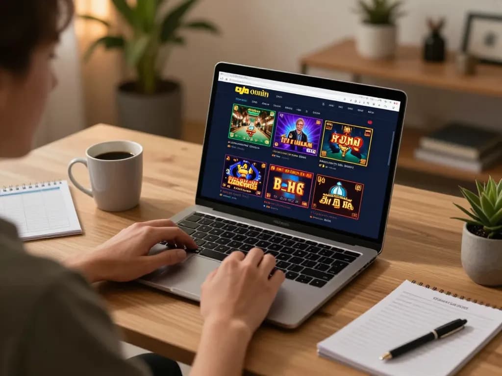 Engaging in online gameplay by accessing the link resmi for casino gaming.