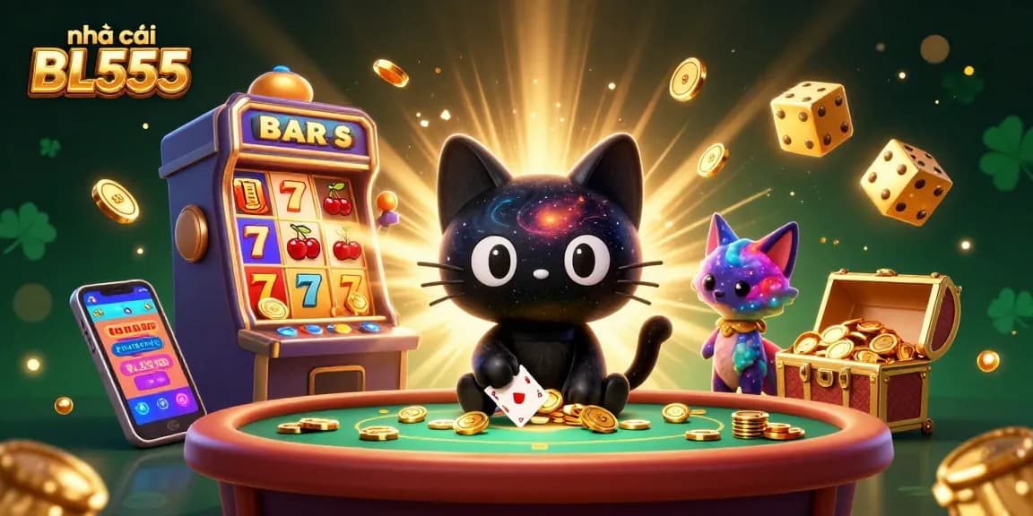 Engage with nhà cái BL555's vibrant cosmic casino environment filled with thrilling games and rich rewards.
