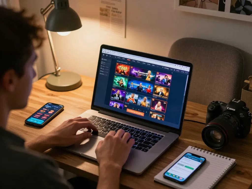 Engaging gaming session on TG88 online casino platform showcasing strategic gameplay and responsible betting.