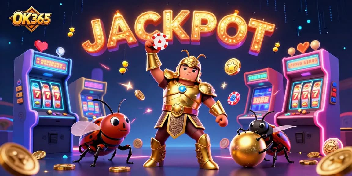 Spin the reels and discover excitement with OK365's captivating casino game scene.