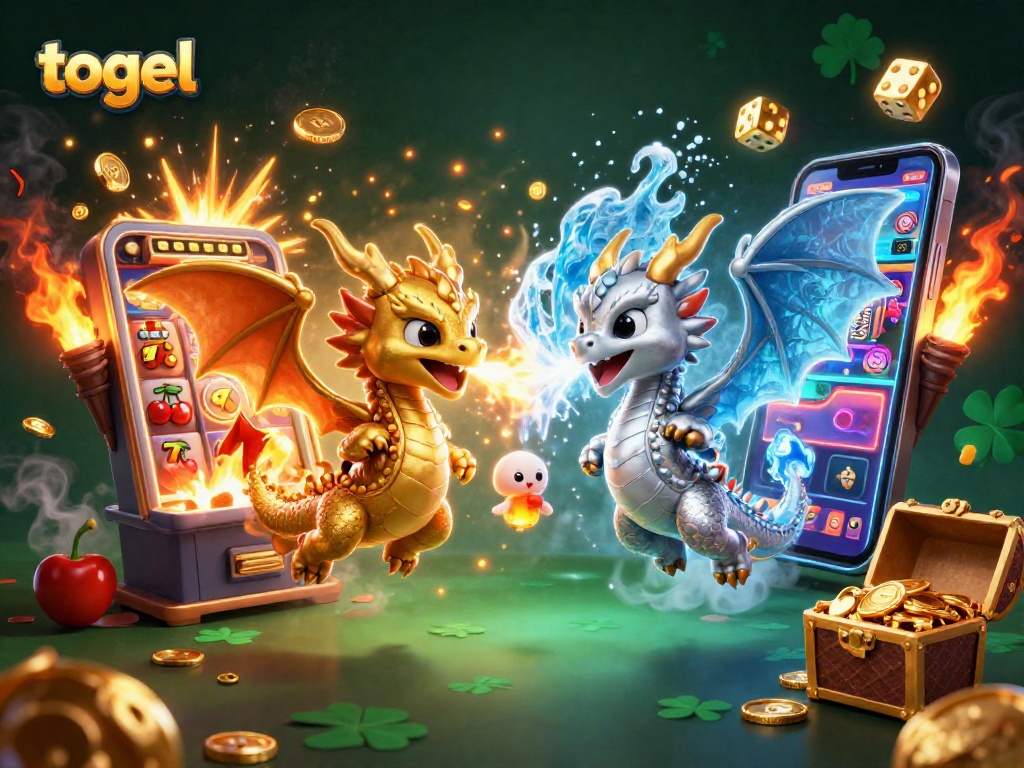 Explore exciting togel gameplay with dragons, slot machines, and casino games bursting with energy.
