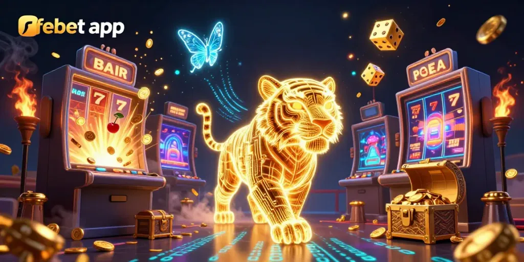 Experience thrilling gameplay with the febet app in a vibrant digital casino scene.