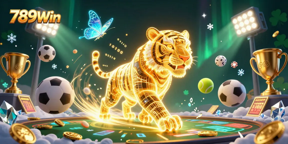 Experience the excitement of 789Win in an immersive digital casino realm filled with neon lights and energy!