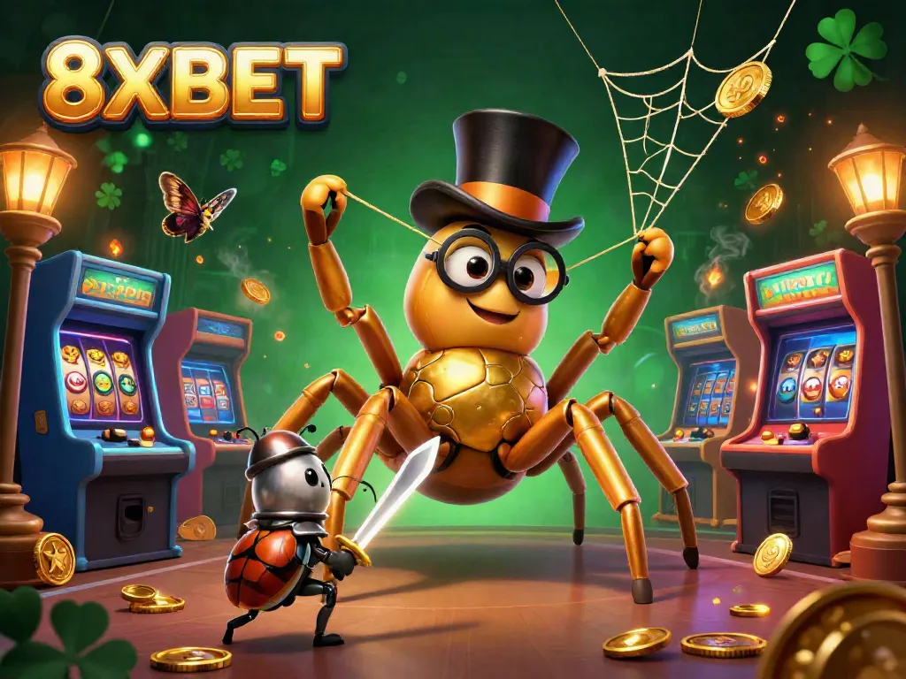 Experience the thrill of winning at 8XBET with vibrant 3D casino characters and games.