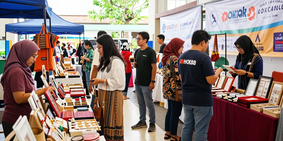 Shopping experience at ROKOK88 showcasing local products and brands, featuring rokok88 link alternatif.