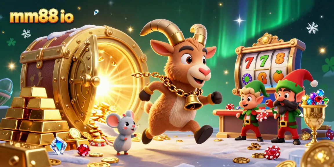 Experience thrilling games at mm88 io casino with festive characters stealing the spotlight.