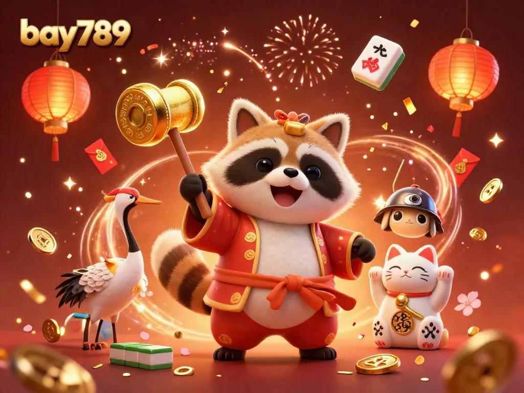 Engage with bay789's exciting game collection including cheerful tanuki and festive elements.