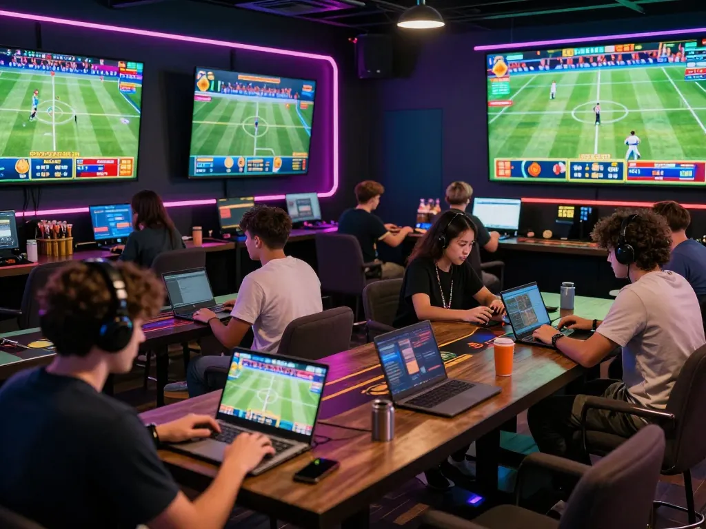Engaged players at https://mm88.day/ enjoying an exciting online gaming experience with dynamic sports betting and casino games.