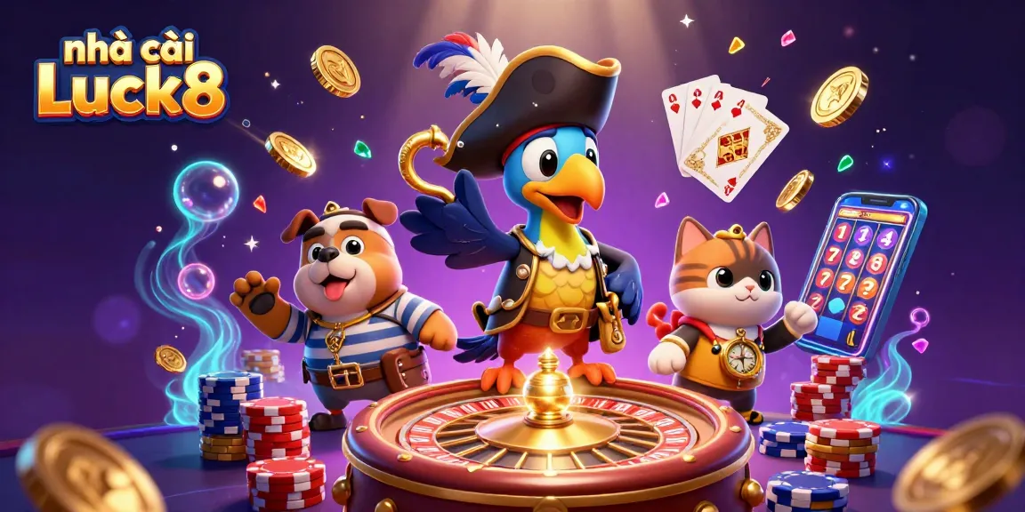 Experience exciting gameplay at nhà cái Luck8 with vibrant casino elements and engaging characters.