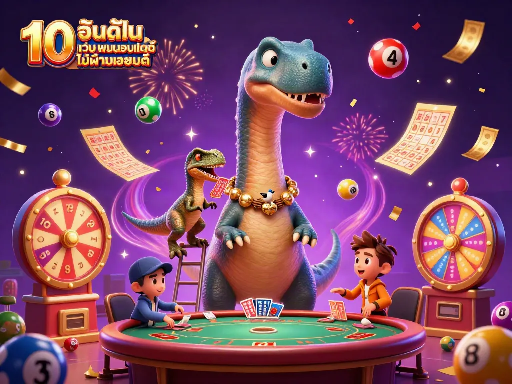 รวม 10 อันดับ เว็บพนันออนไลน์ ไม่ผ่านเอเย่นต์ ที่เต็มไปด้วยความสนุกสนานในคาสิโน