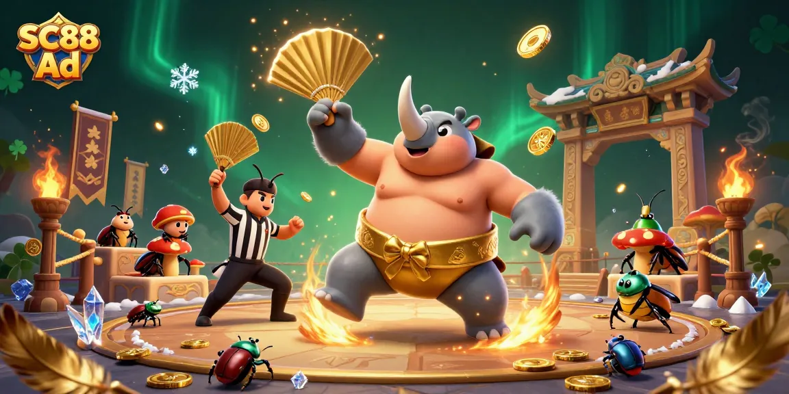Experience the thrill with SC88 Ad's vibrant casino-themed illustration featuring dynamic gaming elements.