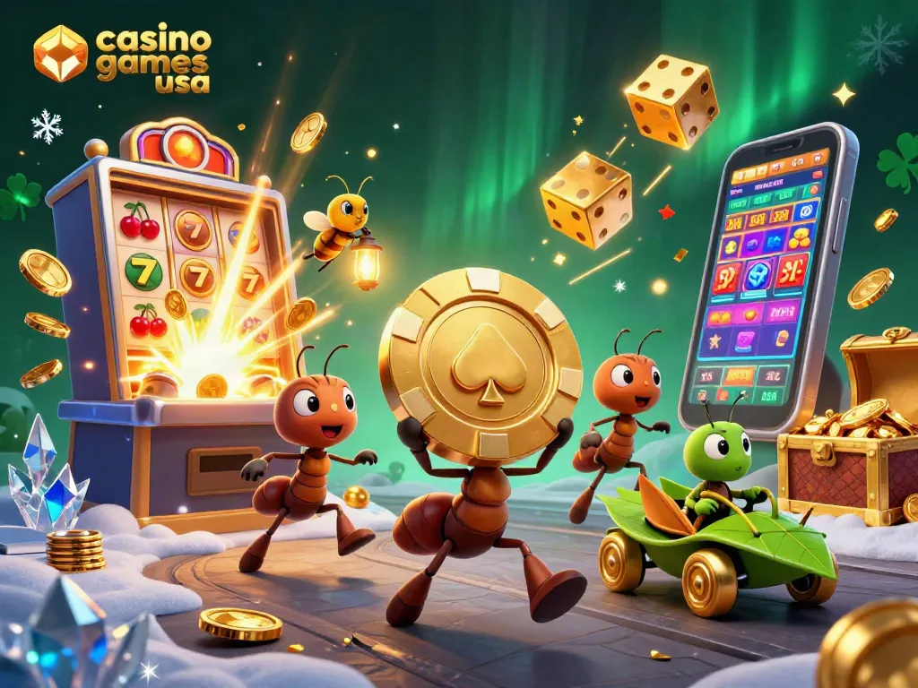 Experience a thrilling online gambling adventure with casino games usa visuals showcasing iconic characters and dazzling elements.