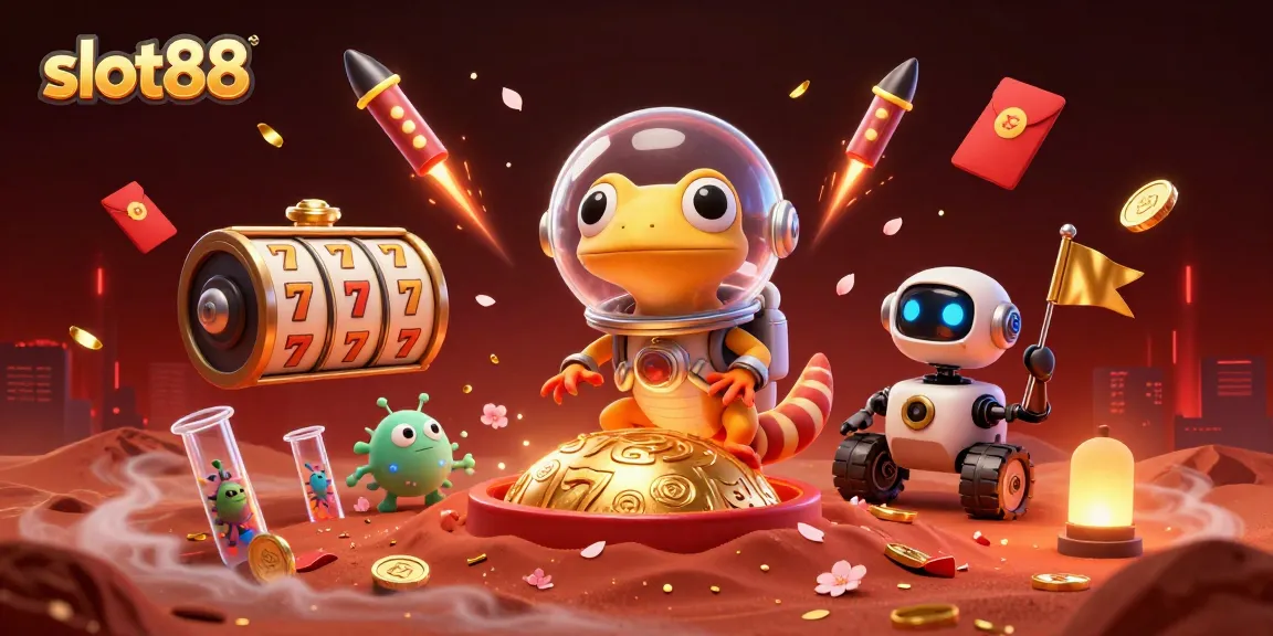 Experience the excitement of slot88 within a vibrant, dynamic casino scene.