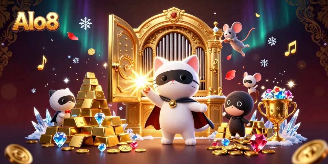 Alo8 captivates players with a dynamic casino scene featuring exciting game elements and enchanting characters.