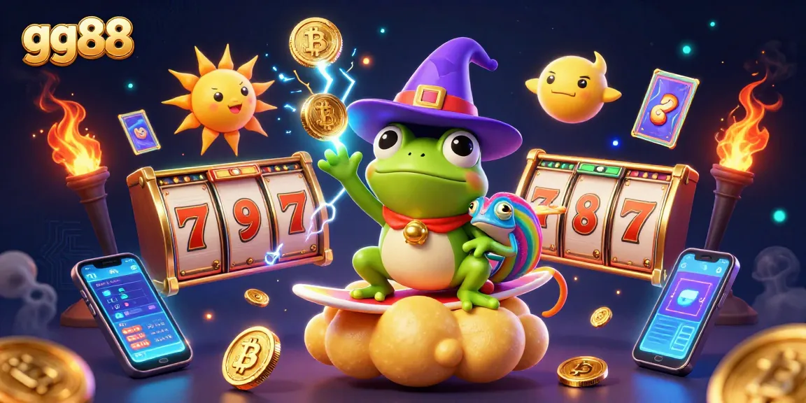 Experience winning with gg88 through a vibrant storm of golden coins and exciting slot machines.
