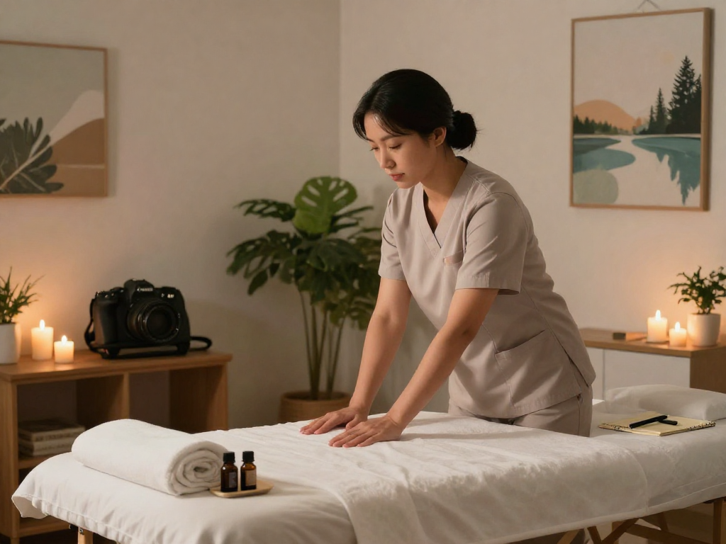 Professional massage in a tranquil space for 영등포출장마사지 service.