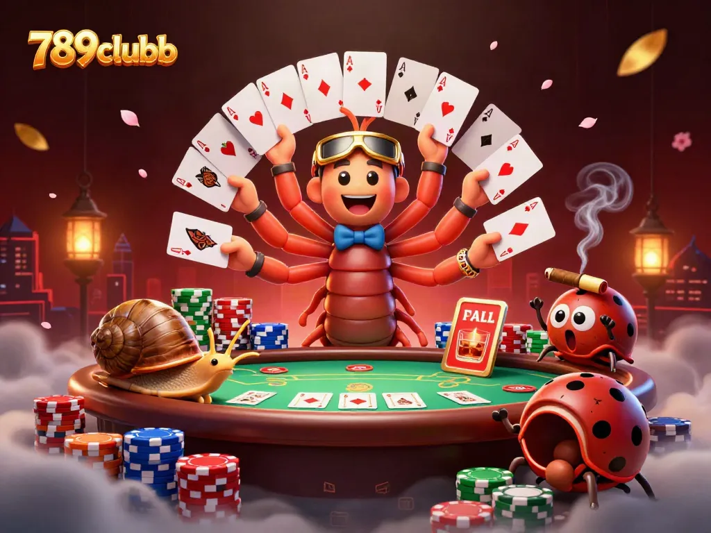 Experience thrilling gameplay at 789clubb with a vibrant casino dealer scene featuring exciting card games.