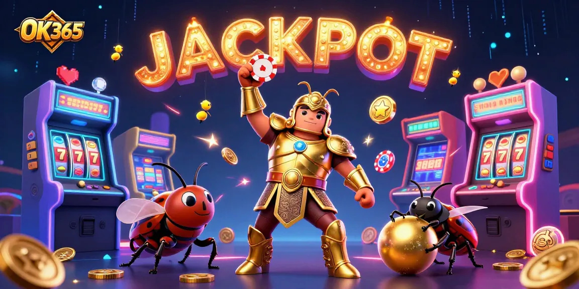 Spin the reels and discover excitement with OK365's captivating casino game scene.