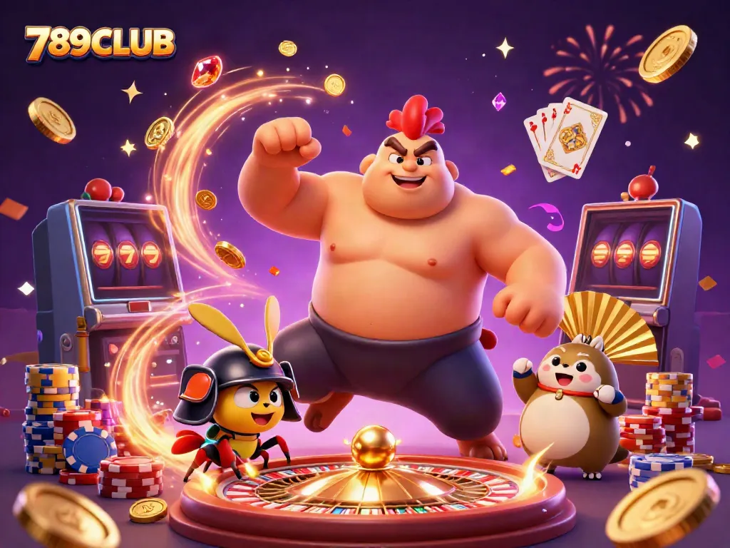 Experience thrilling gameplay at 789CLUB with vibrant characters and exciting casino elements