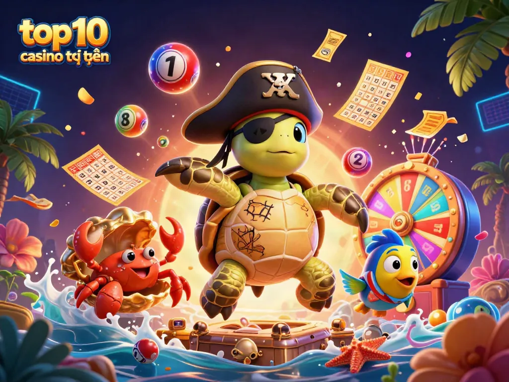 Khám phá các trò chơi tại top 10 casino trực tuyến với các nhân vật hoạt hình độc đáo dưới nước.
