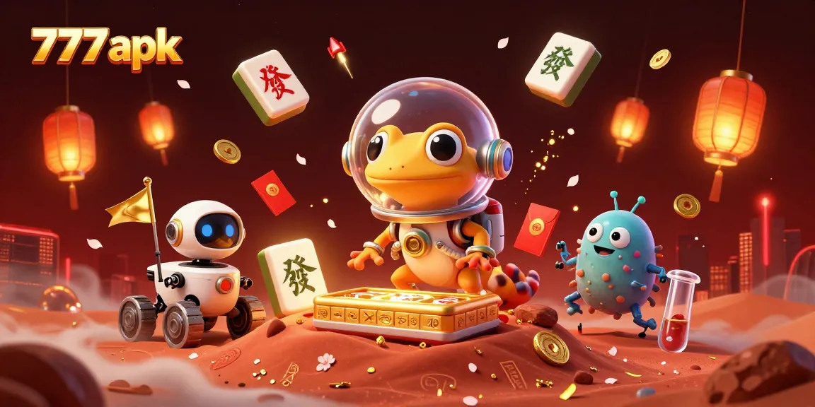 Engage with 777 apk in a vibrant casino setting illuminated by golden lights and festive elements.
