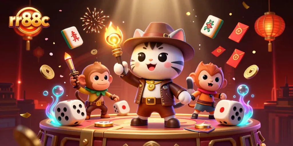 Play and win with thrilling rr88c casino adventures featuring 3D characters and exciting elements.