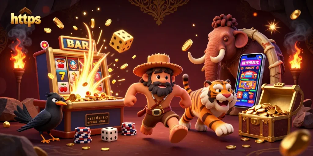 Experience the thrill of gaming at https' prehistoric casino with fun characters and rich visuals.